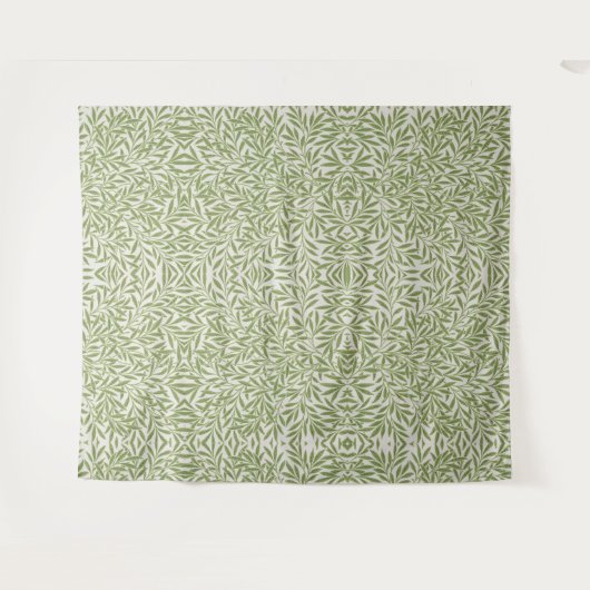 Pattern of green leafy branches  wandteppich (Vorderseite (Horizontal))