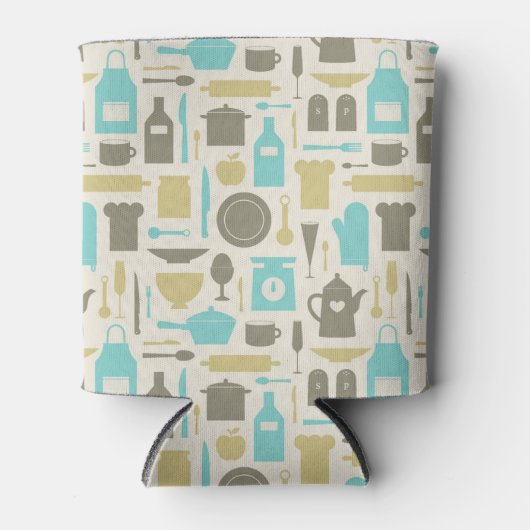 Pattern Of Kitchen Tools Dosenkühler (Vorderseite)