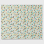 Pattern Of Kitchen Tools Geschenkpapier (Flach)