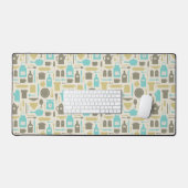 Pattern Of Kitchen Tools Schreibtischunterlage (Tastatur & Maus)