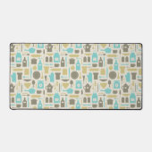 Pattern Of Kitchen Tools Schreibtischunterlage (Vorderseite)