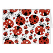 Pattern of Ladybugs, Cute Ladybugs, Red Ladybugs (Vorderseite (Horizontal))