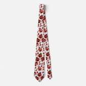 Pattern of Ladybugs, Cute Ladybugs, Red Ladybugs Krawatte (Vorderseite)