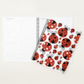 Pattern of Ladybugs, Cute Ladybugs, Red Ladybugs Planer (Anzeige)