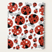 Pattern of Ladybugs, Cute Ladybugs, Red Ladybugs Planer (Rückseite)