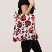 Pattern of Ladybugs, Cute Ladybugs, Red Ladybugs Tasche (Von Nahem)