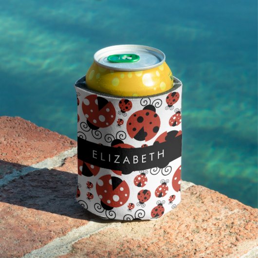 Pattern Of Ladybugs, Red Ladybugs, Your Name Dosenkühler (In Situ Pool)