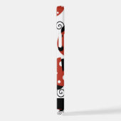 Pattern Of Ladybugs, Red Ladybugs, Your Name iPhone Hülle (Rechte Seite)