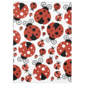 Pattern Of Ladybugs, Red Ladybugs, Your Name Klemmbrett (Rückseite)