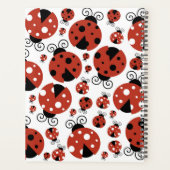 Pattern Of Ladybugs, Red Ladybugs, Your Name Planer (Rückseite)