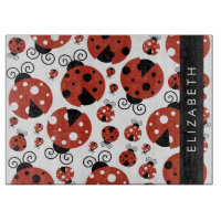 Pattern Of Ladybugs, Red Ladybugs, Your Name