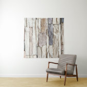 Pattern of Modern stone Brick Wall Surfaced backgr Wandteppich (Beispiel (Horizontal))