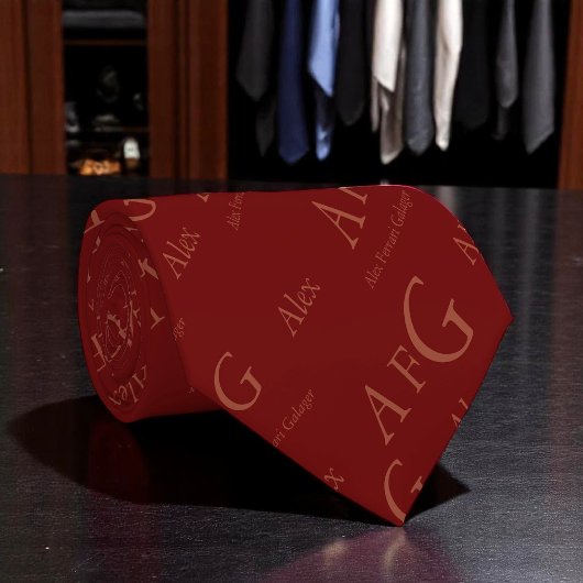 Pattern of names krawatte