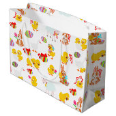 Pattern OsterParty Große Geschenktüte (Rückseite Schrägansicht)