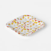 Pattern OsterParty Pappteller (Gewinkelt)