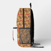 PATTERN-PATTERN-PALETTENDRUCKER UND HUNDENKNOCHEN  BEDRUCKTER RUCKSACK (Rechts)