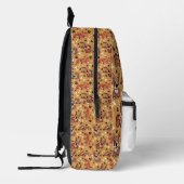 PATTERN-PATTERN-PALETTENDRUCKER UND HUNDENKNOCHEN BEDRUCKTER RUCKSACK (Links)
