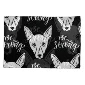 Pattern Pets Starke Hunde Lover Kissenbezug (Rückseite-Links)