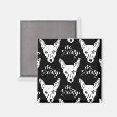 Pattern Pets Starke Hunde Lover Magnet (Vorderseite/Rückseite)