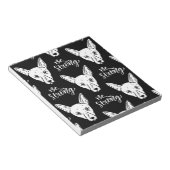 Pattern Pets Starke Hunde Lover Notizblock (angewinkelt)