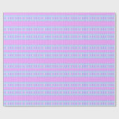 ~ Pattern Pink and Aqua Shades ~ Geschenkpapier (Flach)