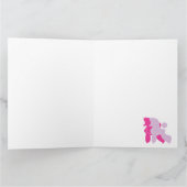 Pattern Poodle Grußkarte Karte (Innenseite)