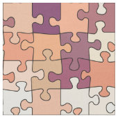 Pattern-Puzzle 70er Farben Stoff (Nahaufnahme)