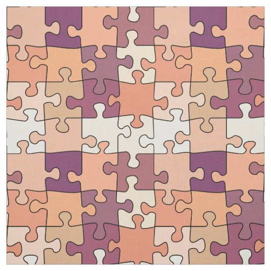 Pattern-Puzzle 70er Farben Stoff (Muster)