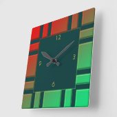 Pattern-Quadrat-Uhr Quadratische Wanduhr (Winkel)