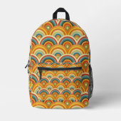 Pattern Rainbow Bedruckter Rucksack (Vorderseite)