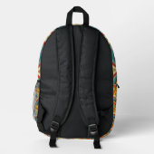 Pattern Rainbow Bedruckter Rucksack (Rückseite)
