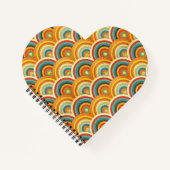 Pattern Rainbow Notizblock (Vorderseite)