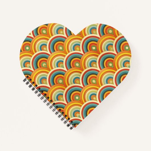 Pattern Rainbow Notizblock (Vorderseite)