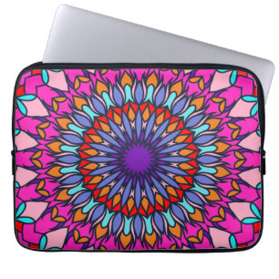 Pattern Sommer Mode farbenfroh Vintag trendy Laptopschutzhülle
