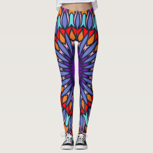 Pattern Sommer Mode farbenfroh Vintag trendy Leggings