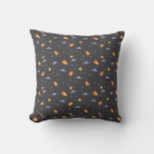 Pattern space lavender orange gray kissen (Vorderseite)