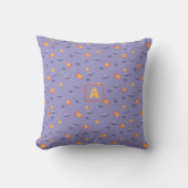 Pattern space lavender orange lavender kissen (Vorderseite)