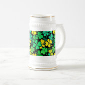 Pattern St. Patrick's Day Clovers Bierglas (VorderseiteRechts)