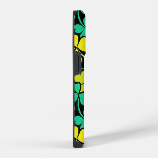 Pattern St. Patrick's Day Clovers iPhone Hülle (Rechte Seite)