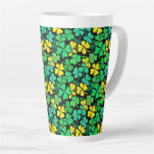 Pattern St. Patrick's Day Clovers Milchtasse (Rechte Ecke)