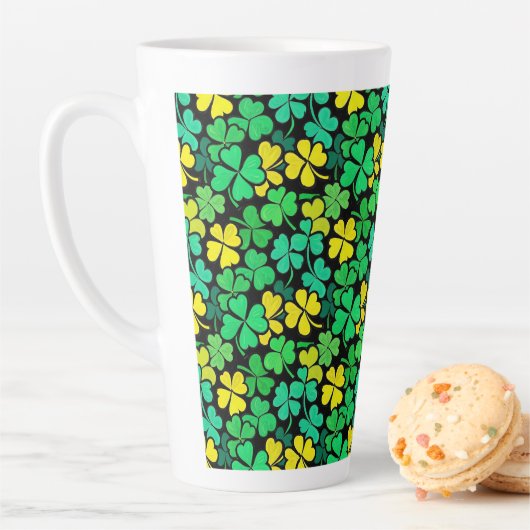Pattern St. Patrick's Day Clovers Milchtasse (Beispiel)