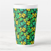Pattern St. Patrick's Day Clovers Milchtasse (Vorderseite)