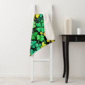 Pattern St. Patrick's Day Clovers Sherpadecke (Beispiel)