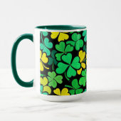 Pattern St. Patrick's Day Clovers Tasse (Links)