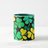 Pattern St. Patrick's Day Clovers Tasse (Zentrum)