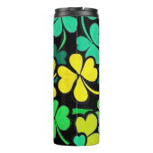 Pattern St. Patrick's Day Clovers Thermosbecher (Rückseite)