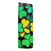 Pattern St. Patrick's Day Clovers Thermosbecher (Nach rechts gedreht)