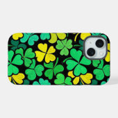 Pattern St. Patrick's Day Clowers  iPhone 15 Hülle (Rückseite (Horizontal))