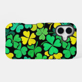 Pattern St. Patrick's Day Clowers iPhone 16 Hülle (Rückseite (Horizontal))