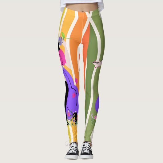 PATTERN STYLE DESIGN LEGGINGS (Vorderseite)
